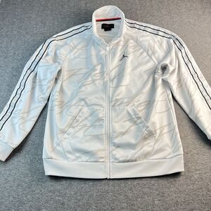 Nike Air Jordan Tricot Flight Jacket Ar4460-100 Men Size L